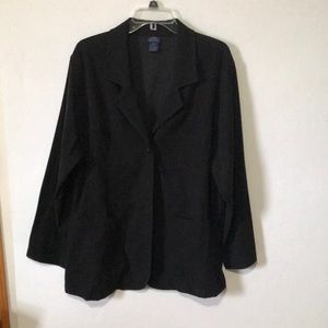 Women Black The Blue Blazer size 2z plus.